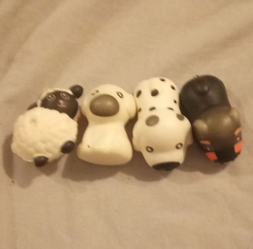 Plastic animal miniature set - plastic,