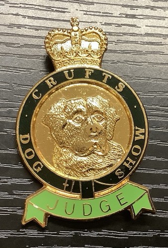 Crufts dog show judge badge - show,