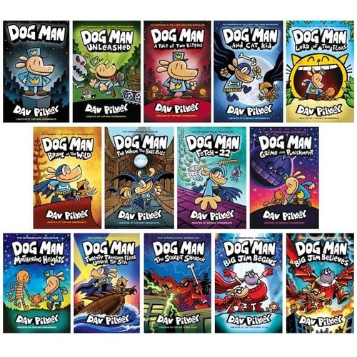 Dog man books collection - dog,