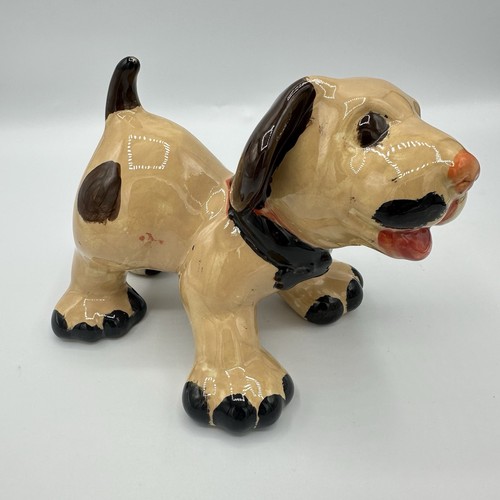 Vintage ceramic hound dog - vintage,