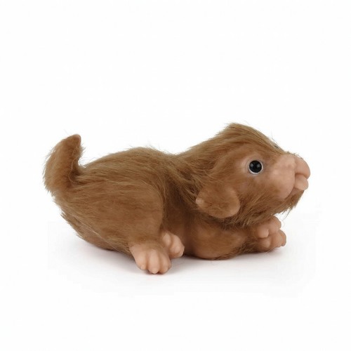 Dog figurine with furry - figurine,