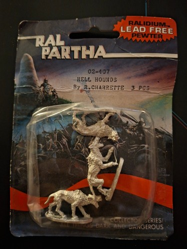 Ral partha metal hell hounds - 3,